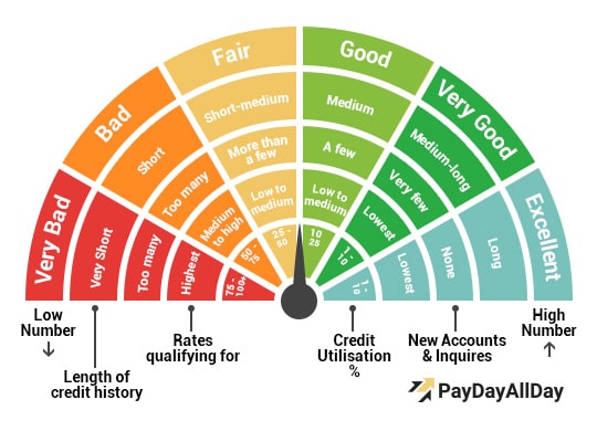 Impact of Different Factors on the Bad Credit Score